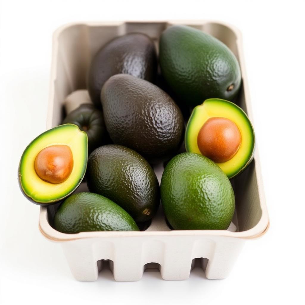 Fresh Hass avocados, count 16–20 — reefer cartons