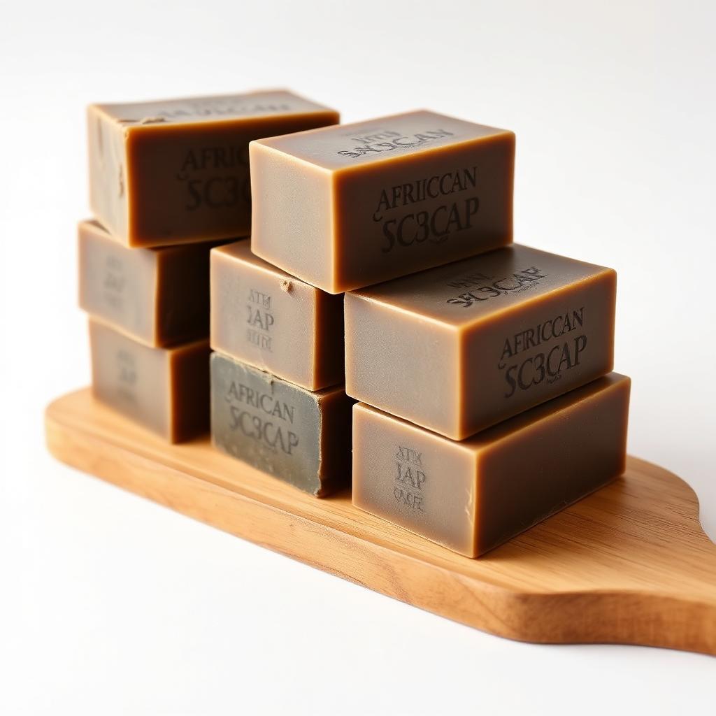 Raw African black soap, unrefined — 25 kg cartons