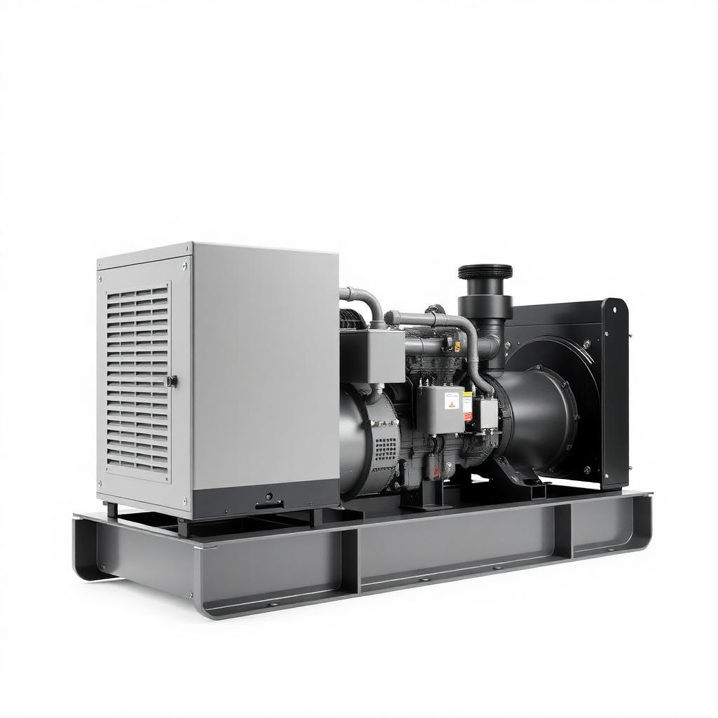 Silent diesel generator, 15 kVA — canopy, ATS-ready