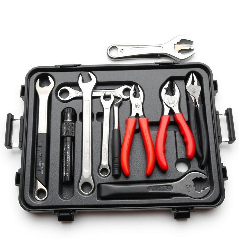 Professional hand tool kit, 46 pcs in case