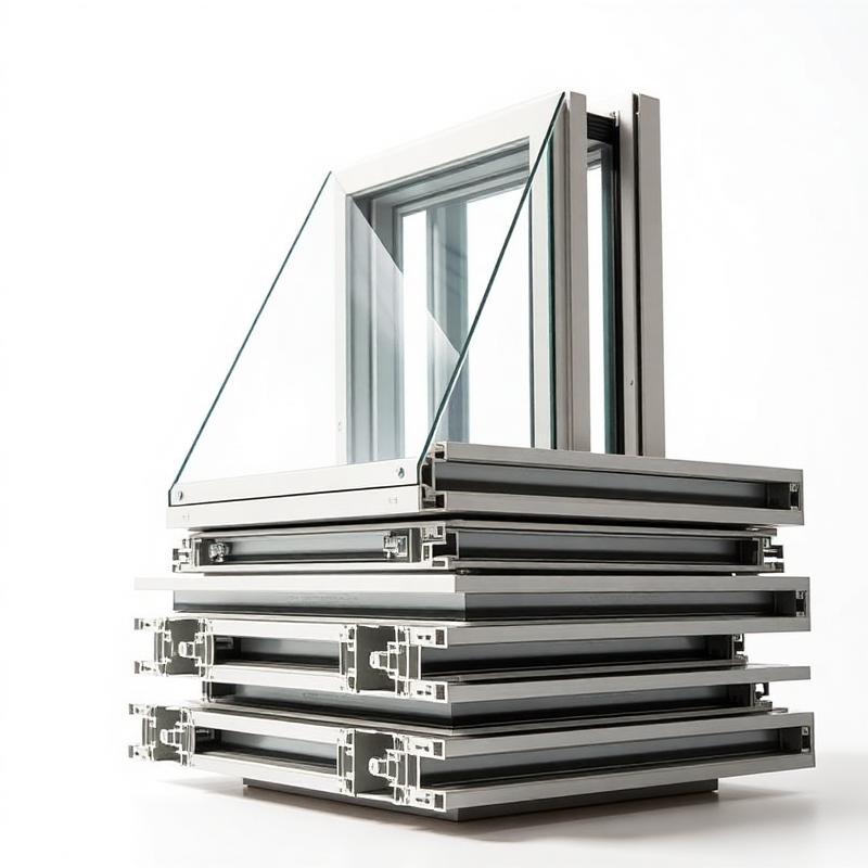Aluminium sliding windows, thermal break — made to size