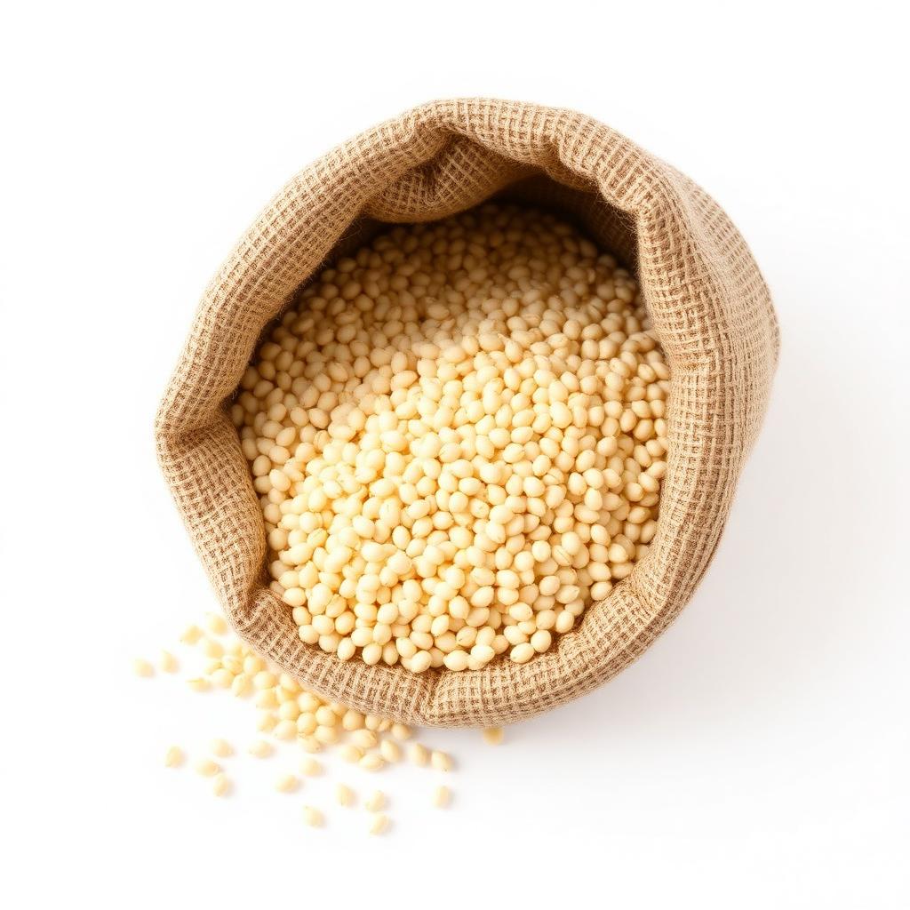 Hulled white sesame seeds, 99.5% purity — 50 kg bags