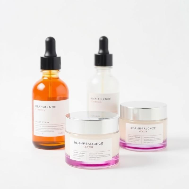 K-beauty serum & cream set, private-label ready