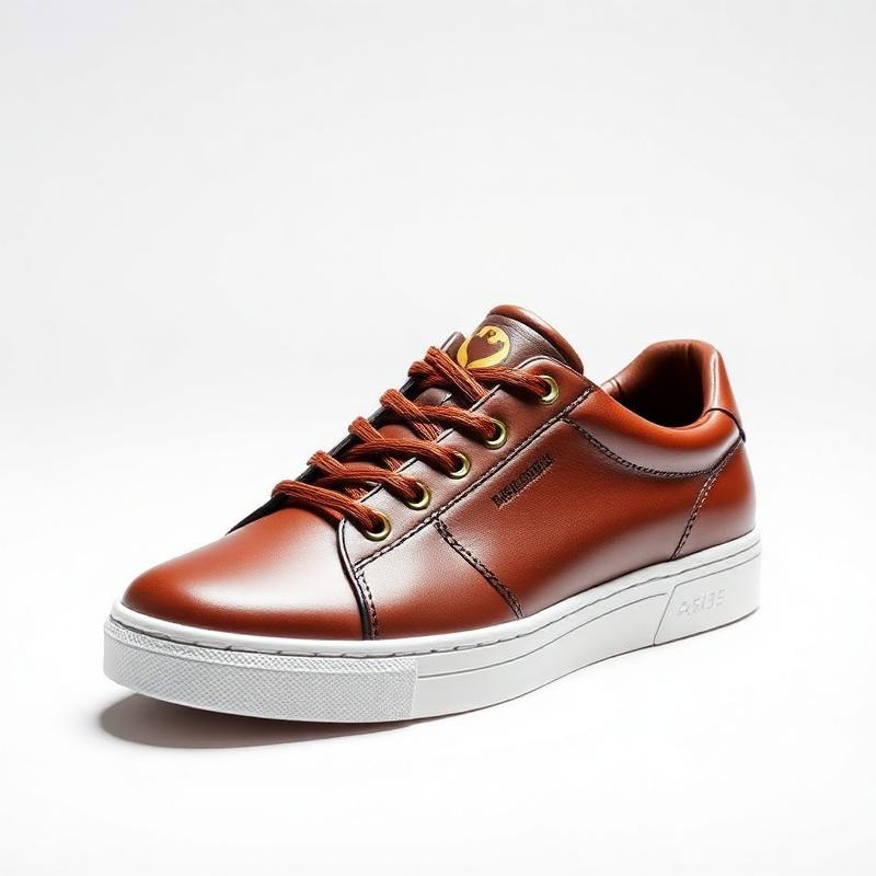 Full-grain leather sneakers, unisex — mixed size run