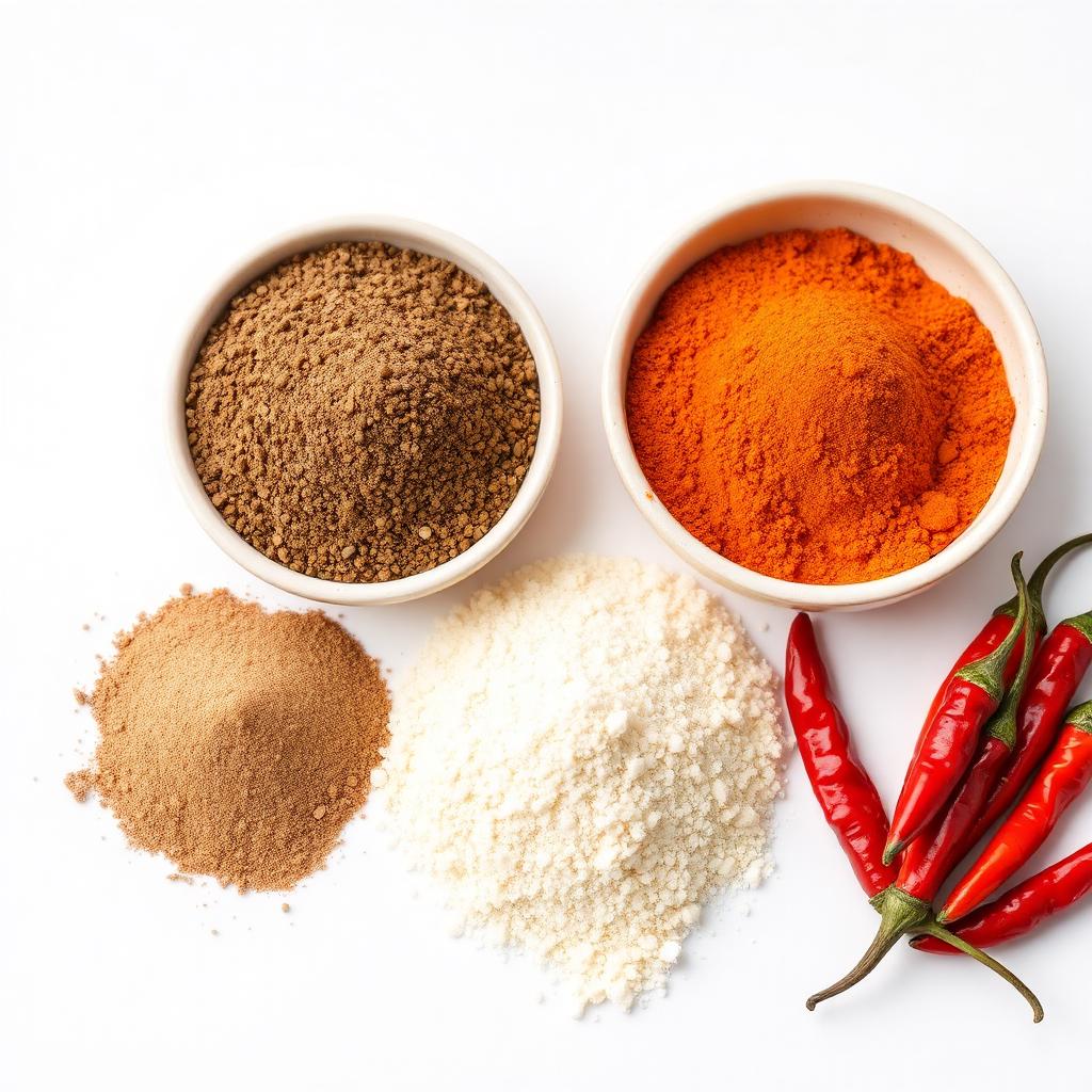 Whole spice assortment — cardamom, clove, pepper