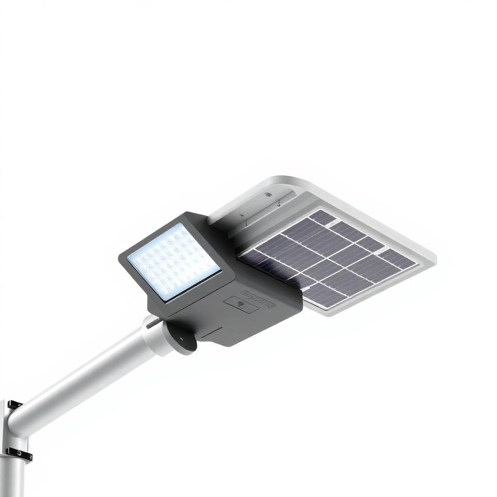 All-in-one solar street light, 100 W LED + LiFePO4