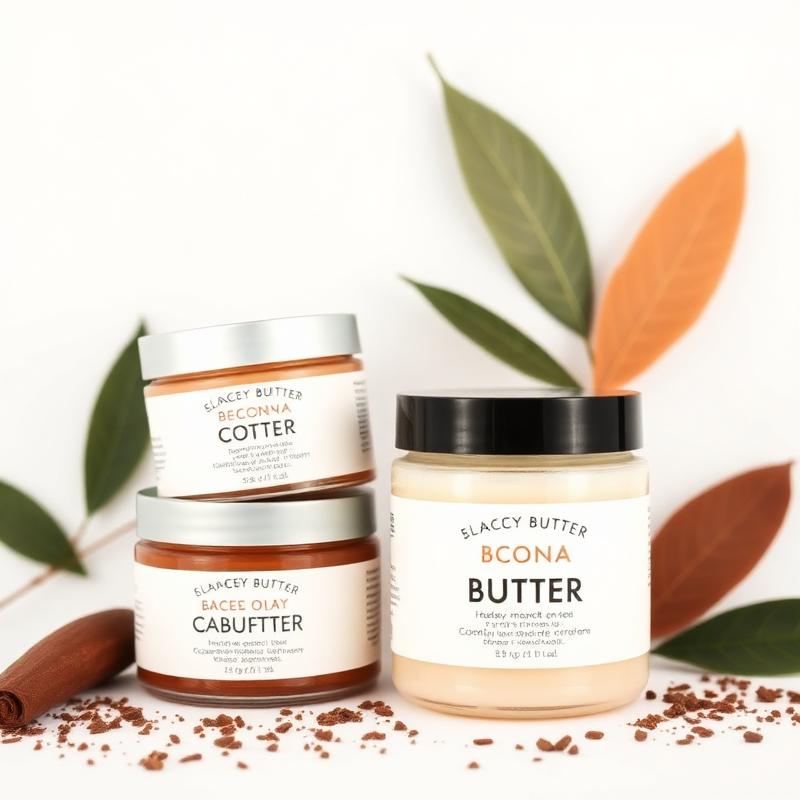 Whipped shea & cocoa body butter, 200 g jars ×24
