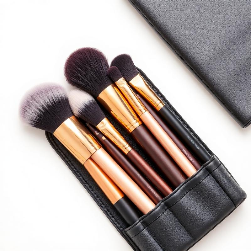 Professional makeup brush set, 12 pcs with case