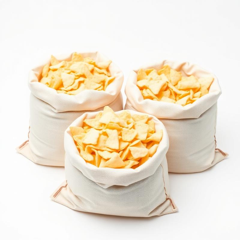 Dried cassava chips, feed & starch grade — bulk sacks