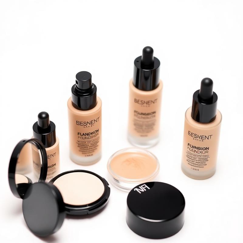 Liquid foundation & compact powder range — 12 shades
