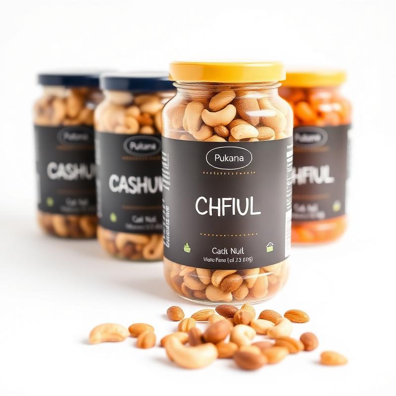 Roasted cashew & mixed nut jars, 250 g ×12